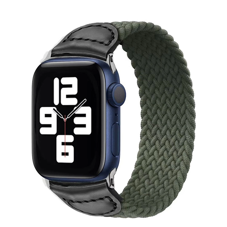 40mm 44mm Braided Solo Loop Bands Straps for Apple Watch Series 6